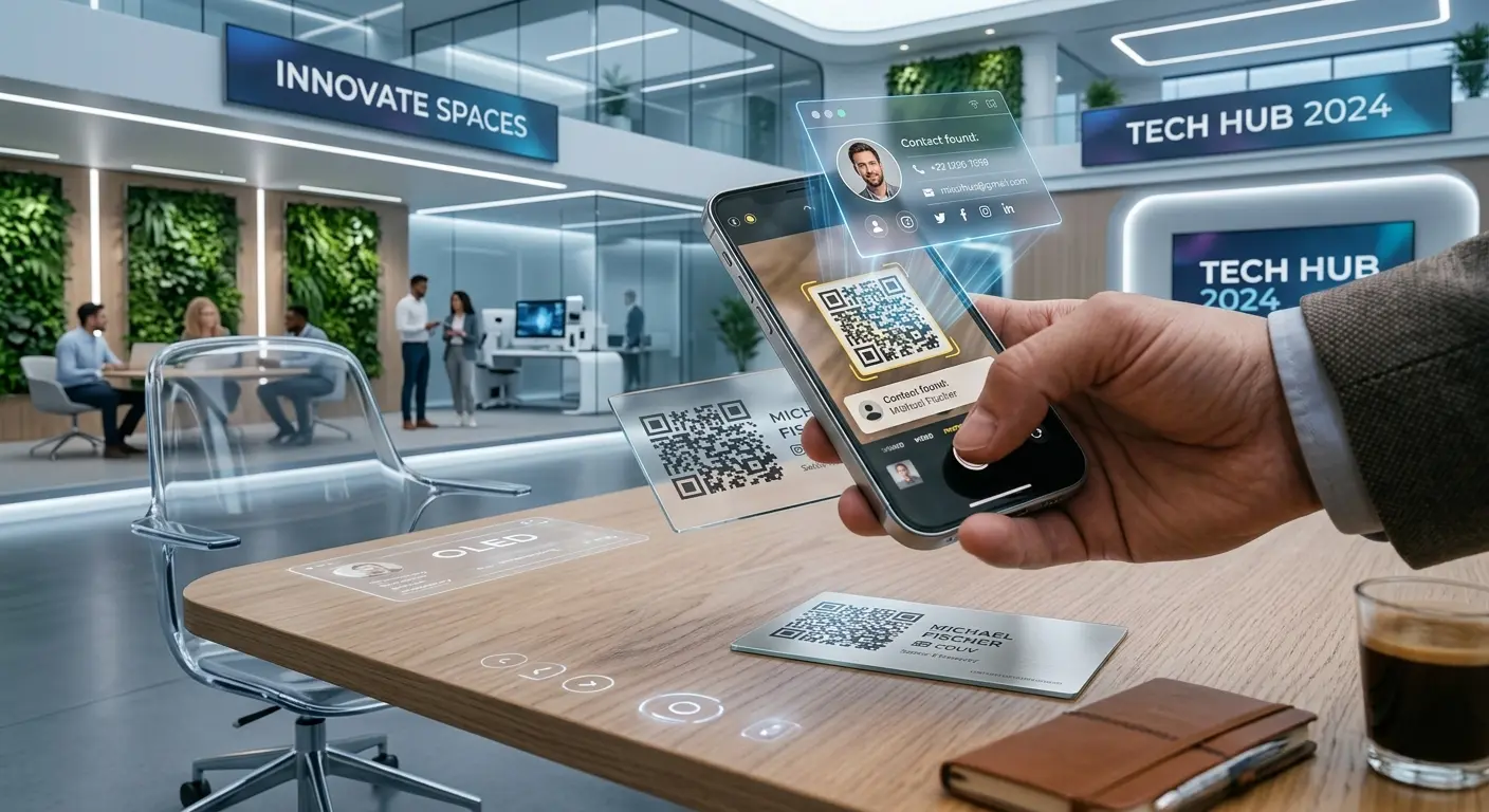 QR-Code für die Visitenkarte (vCard): Nie mehr Kontakte abtippen