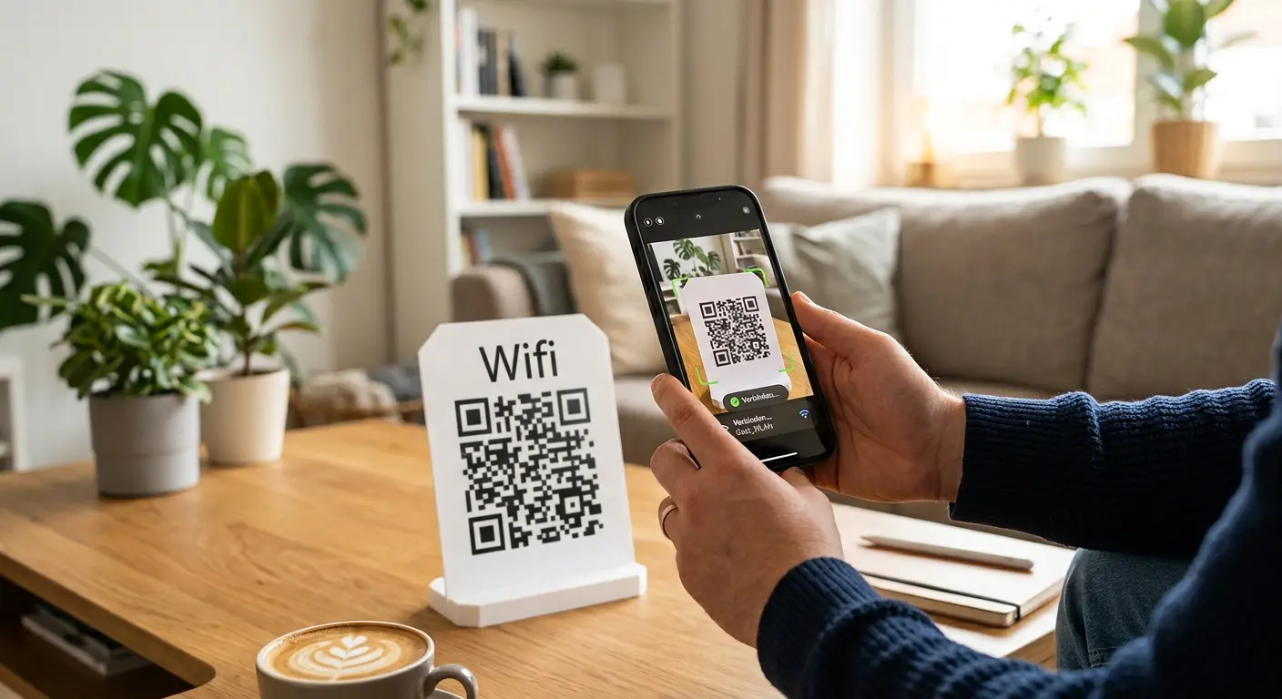 QR-Code für WLAN erstellen: Passwort teilen ohne Abtippen